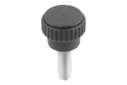 Pokrętło Radełkowane termoplast (06094-0006X10) - Norelem