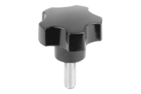 Pokrętło Gwiaździstw Pięcioramienne duroplast (06850-5008X24) - Norelem