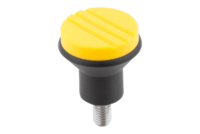 Przycisk Grzybkowy termoplast ciemnoszary RAL 7021 (06242-0057X10) - Norelem