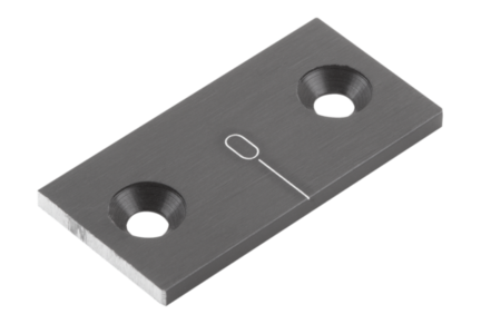 Wskaźnik Zerowy poziomy aluminium czarny anodowany (21882-10) - Norelem