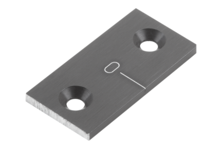 Wskaźnik Zerowy pionowy aluminium czarny anodowany (21882-11) - Norelem