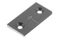 Wskaźnik Zerowy pionowy aluminium czarny anodowany (21882-11) - Norelem