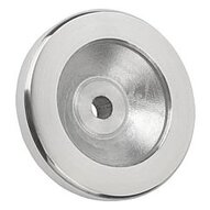 Koło Ręczne otwór pasowany aluminium (06275-0250X24) - Norelem