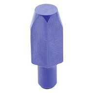 Kołek spłaszczony ceramiczny niebieski szlifowane (02020-01-31210) - Norelem