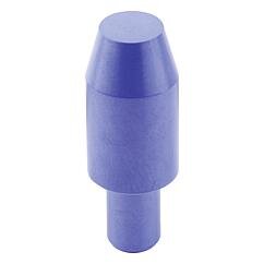 Kołek cylindryczny ceramiczny niebieski szlifowane (02020-01-11218) - Norelem