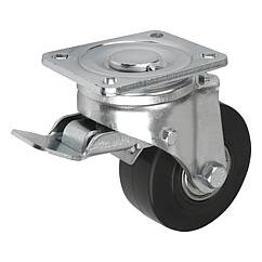 Zestaw kołowy z systemem regulacji stop-top stal (95020-100402) - Norelem