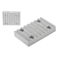Element Do Paska Zębatego aluminium z połyskiem (22012-05162) - Norelem