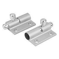 Pokrętło Motylkowe Jednoskrzydłowe ze sprężyną powrotną aluminium bezbarwny anodowany (03102-10-04036) - Norelem