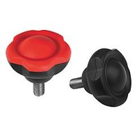 Pokrętło Gwiaździstw Pięcioramienne termoplast ciemnoszary RAL 7021 (06253-63127X25) - Norelem