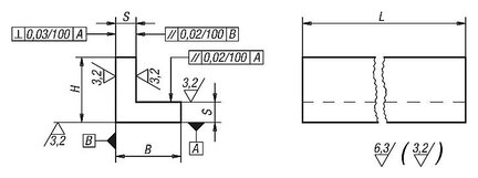 Profil L równoramienny aluminium (01380-202X150) - Norelem