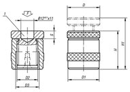 Śruba Podporowa aluminium (02180-01) - Norelem