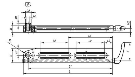 Mechanizm Wyrównujący stal (02380-75) - Norelem