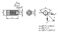 Zatrzask stal (03030-2A2) - Norelem