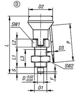 Trzpień Ustalający 1344 stal hartowane (03090-20-44121) - Norelem