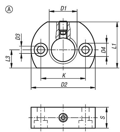 Element Ustalający stal (03099-1121) - Norelem