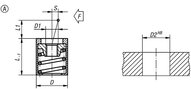 Docisk Boczny bez wkręta dociskowego aluminium (03332-31106) - Norelem