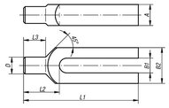 Łapa Dociskowa rozwidlony aluminium (04150-220) - Norelem