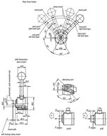 Mechanizm Mocujący „Actima” z osią poprzeczną stal (04410-15) - Norelem