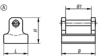Element dociskowy do dociskacza stal nierdzewna (04631-036) - Norelem