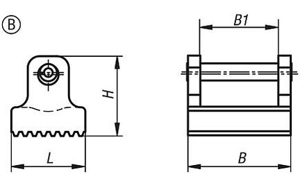 Element dociskowy do dociskacza stal nierdzewna (04631-119) - Norelem