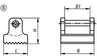 Element dociskowy do dociskacza stal nierdzewna (04631-119) - Norelem