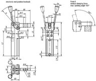 Dociskacz Kompaktowy z czujnikiem polozenia krancowego aluminium (05652-081111) - Norelem