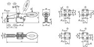 Dociskacz standard stal wegloazotowany i oksydowany (05900-012002) - Norelem