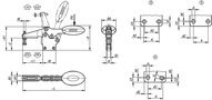 Dociskacz standard stal wegloazotowany i oksydowany (05904-012002) - Norelem