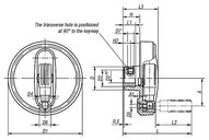 Koło Ręczne otwór pasowany termoplast (06264-210010) - Norelem