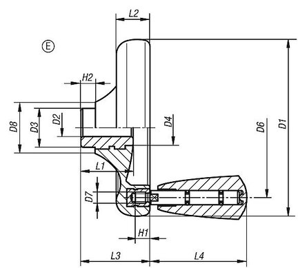 Koło Ręczne duroplast (06287-3100XCM) - Norelem