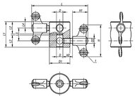 Łącznik Wielogniazdowy aluminium (06622-04) - Norelem
