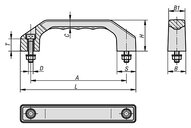 Uchwyt Pałąkowy termoplast (06916-140081) - Norelem