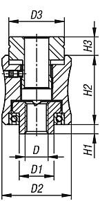 Klucz Dynamometryczny aluminium (07124-208) - Norelem