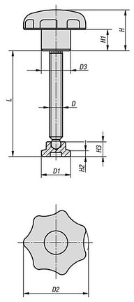 Sruba Dociskowa termoplast (07143-08064) - Norelem