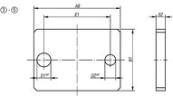 Plyty do uchwytów wiertarskich stal (08570-04) - Norelem