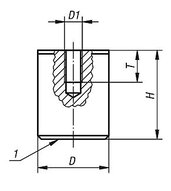 Magnes magnes trwały ALNICO (09094-01) - Norelem