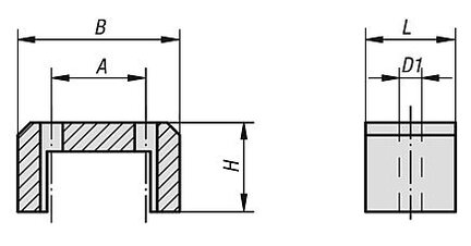 Magnes magnes u ALNICO czerwony lakierowane (09100-02) - Norelem