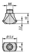 Element Do Wyrownywania Potencjalow stal ocynkowany (10471-0806) - Norelem