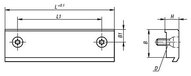Listwa Zaciskowa aluminium (21000-080) - Norelem