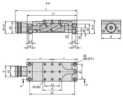 Jednostka Liniowa aluminium (21140-04) - Norelem
