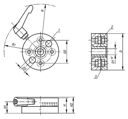 Element Pozycjonujący aluminium (21150-12) - Norelem