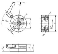 Element Pozycjonujący aluminium (21150-12) - Norelem