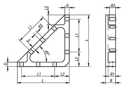 Lątownik Montażowy aluminium (21190-04) - Norelem