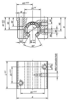 Jednostka Liniowa oddzielnie aluminium (21535-201012) - Norelem