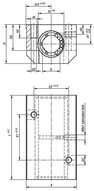 Jednostka Liniowa tandem aluminium (21540-251002) - Norelem