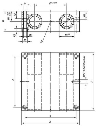 Jednostka Liniowa quadro aluminium (21550-251002) - Norelem