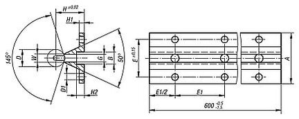 Listwa (21565-50100X0600) - Norelem