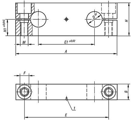 Listwa Montażowa ruchomy aluminium (21577-40) - Norelem