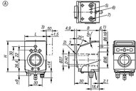 Wskaźnik Położenia IO-Link tworzywo sztuczne czarny RAL 9005 (21924-1650) - Norelem