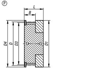 Koło Zębate aluminium (22004-030910) - Norelem